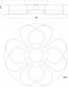 Потолочная люстра Moderli Biene V1112-CL