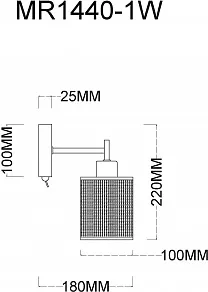 Бра MyFar Solo MR1440-1W