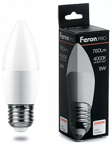 Лампа светодиодная Feron LB-1309 E27 9Вт 4000K 38063