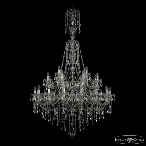 Подвесная люстра Bohemia Ivele Crystal 1415 1415/16+8+4/400/XL-185/2d Ni