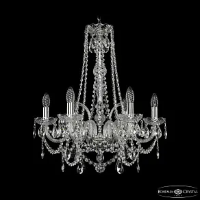 Подвесная люстра Bohemia Ivele Crystal 1411 1411/6/195/h-62 Ni
