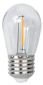 Лампа светодиодная Jazzway  E27 1Вт 2700K PLED ECO S14 1w E27 2700K CLEAR