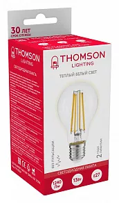 Лампа светодиодная Thomson Filament A60 E27 13Вт 2700K TH-B2367