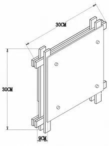 Накладной светильник Arte Lamp Archimede A6462PL-2CK