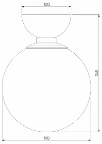 Накладной светильник Eurosvet Bubble a062586