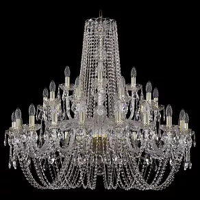 Подвесная люстра Bohemia Ivele Crystal 1402 1402/20+10+5/360/G