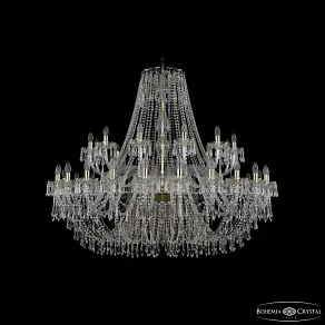 Подвесная люстра Bohemia Ivele Crystal 1403 1403/24+12/530 G