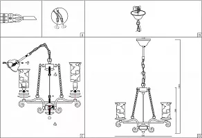 Подвесная люстра EVOLUCE Ancora SL122.303.03