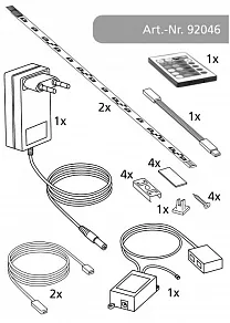 Комплект с лентой светодиодной Eglo Led Stripes-System 92046