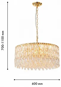 Подвесная люстра Favourite Robby 4722-12P