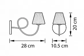 Бра Lightstar Vortico 814613