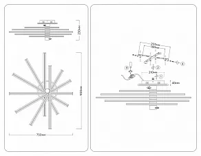 Потолочная люстра Ambrella Light COMFORT FL6244