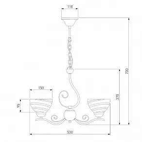 Подвесная люстра Eurosvet Lotta 30116/3 сатин-никель