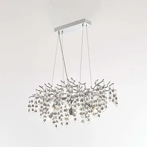 Подвесная люстра Arte Milano Веточка 230210.700.6.E14.H3 CB Clear-Smoky