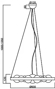 Подвесная люстра ST-Luce Olmi SL1510.203.06