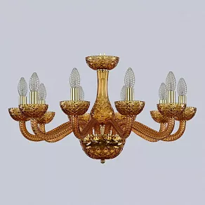 Подвесная люстра Bohemia Ivele Crystal Ivele Crystal 6 1311/10/240 G Am/Amber/M-1F