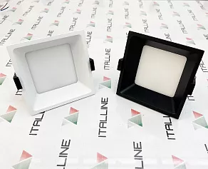 Встраиваемый светильник Italline IT06-6019 IT06-6019 black 3000K