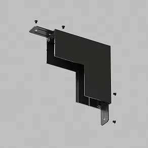 Соединитель угловой L-образный для треков Denkirs Smart TR2108-BK