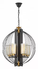 Подвесная люстра LUMINA DECO Ponti LDP 1245-5 BK+MD