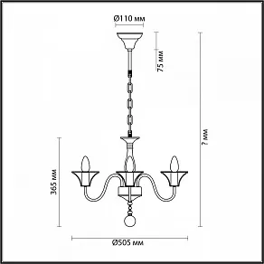 Подвесная люстра Lumion Lake 5295/5