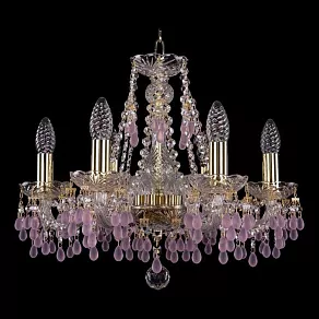 Подвесная люстра Bohemia Ivele Crystal 1410 1410/6/160/G/V7010