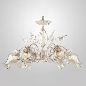 Подвесная люстра Eurosvet Афелия 60021/6 белый с золотом