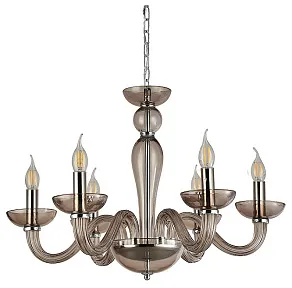 Подвесная люстра Newport ARLETTE 8646/С chrome coffee