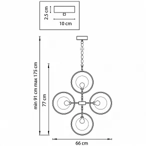 Подвесная люстра Lightstar Alfa 745053