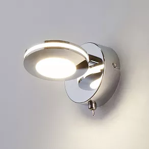 Бра Eurosvet Rоund 20002/1 хром 5W