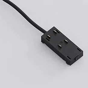 Токопровод концевой Luminotti SLIMLINE L.200.1.BK