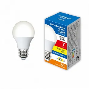 Лампа светодиодная Volpe  E27 7Вт 3000K UL-00008771