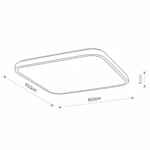 Накладной светильник Nowodvorski Agnes Square Led 8133