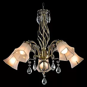 Подвесная люстра Eurosvet 29803 29803/5 античная бронза