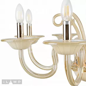 Подвесная люстра iLamp Classic P2318-8GD