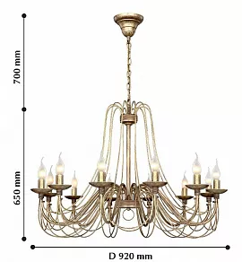 Подвесная люстра F-promo Chateau 2163-12P