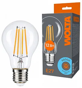 Лампа светодиодная Wolta  E27 12Вт 6500K WF-A60-12W6KE27