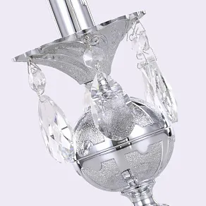 Настольная лампа декоративная Bohemia Ivele Crystal AL77 AL77500L/1-23 Ni