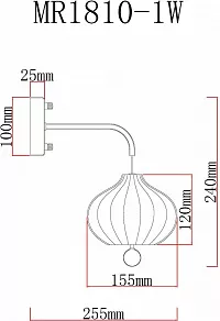 Бра MyFar Katrin MR1810-1W