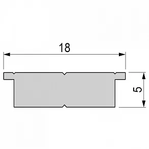 Профиль накладной Deko-Light T-01-15 970764