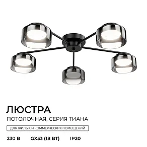 Потолочная люстра Apeyron Electrics  16-226