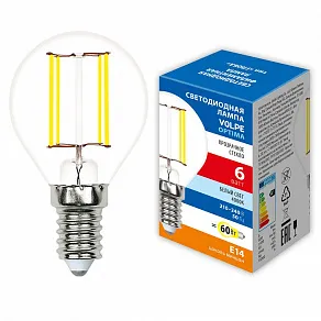 Лампа светодиодная Volpe  E14 6Вт 4000K UL-00008317