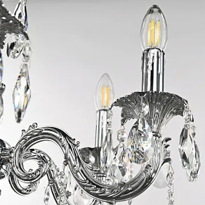 Подвесная люстра Bohemia Ivele Crystal AL7901 AL79101/6/175 B Ni