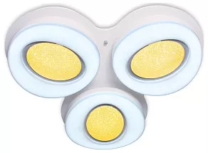 Накладной светильник Ambrella Orbital Crystal Sand FS1583/3 WH 156W D585*555