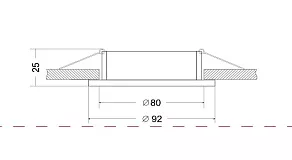 Встраиваемый светильник Maytoni Atom DL023-2-01W