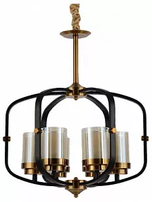 Подвесная люстра LUMINA DECO Bonton LDP 1221-6 BK+MD