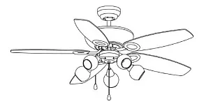 Светильник с вентилятором Globo Mistral 336