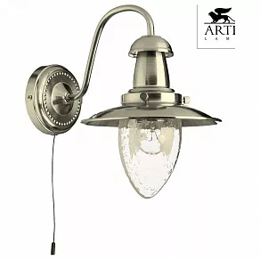 Бра Arte Lamp Fisherman A5518AP-1SS