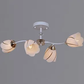 Люстра на штанге Reluce  35360-0.3-04 WH+FG