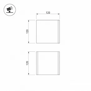 Накладной светильник Arlight PERAN 061760