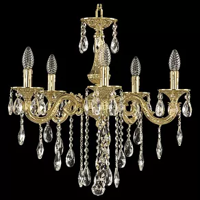 Подвесная люстра Bohemia Ivele Crystal 7101 71101/5/175 B G